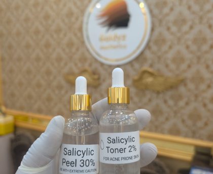 30 and 2 percent salicylic acid peel and toner for acne treatment in Multan