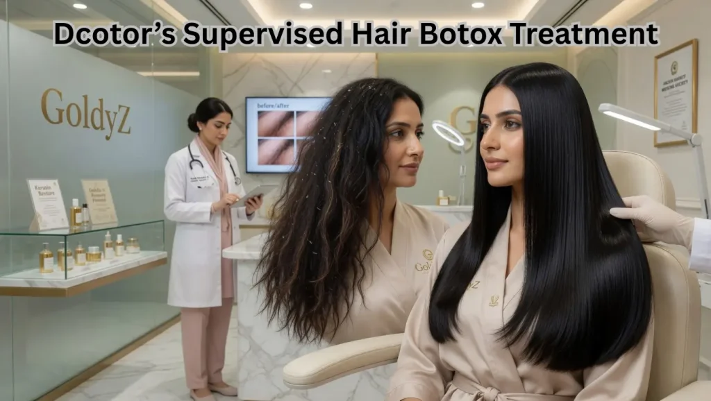 Doctor's Supervised Hair Botox Treatment at GoldyZ Multan Aesthetics