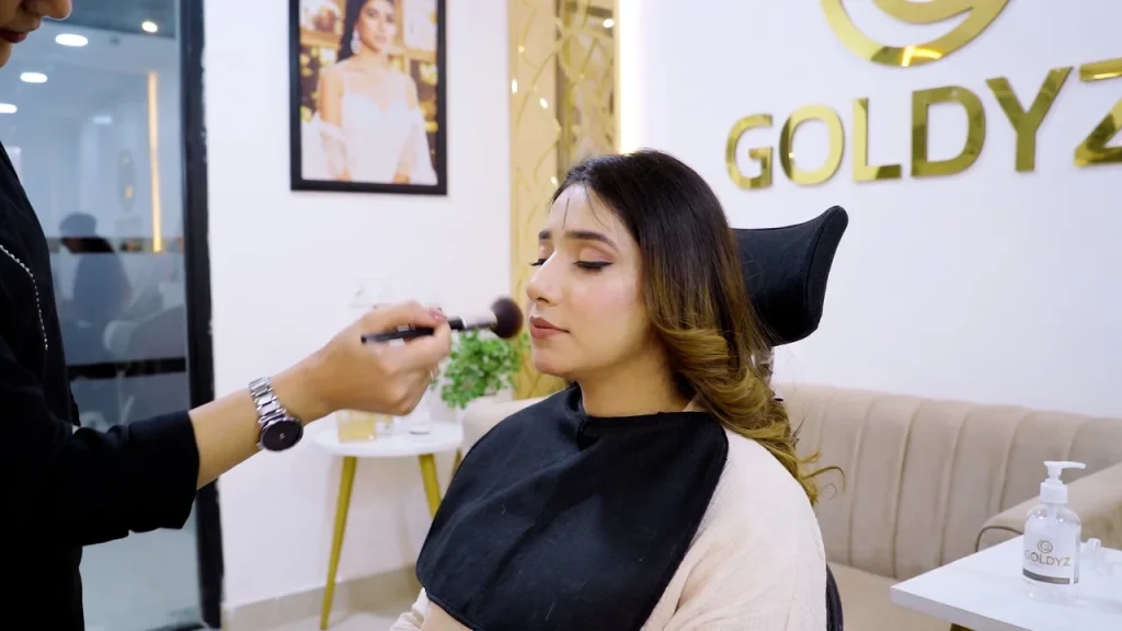 Beautiful Nikkah makeup look at GoldyZ Multan Aesthetics
