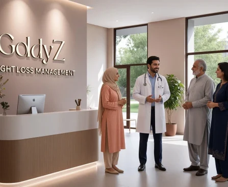Dr. Zeshan Ahmed SCOPE certified obesity management practitioner at GoldyZ Multan Aesthetics
