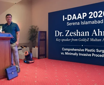 Dr. Zeshan Ahmed, GoldyZ, speaking at I-DAAP 2026