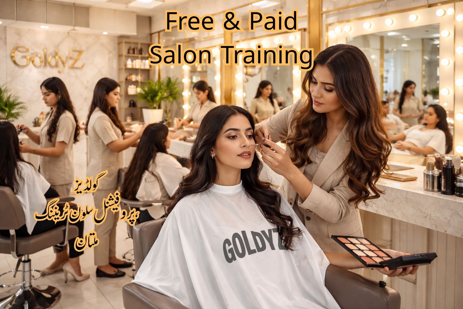 Salon Training in Multan at GoldyZ
