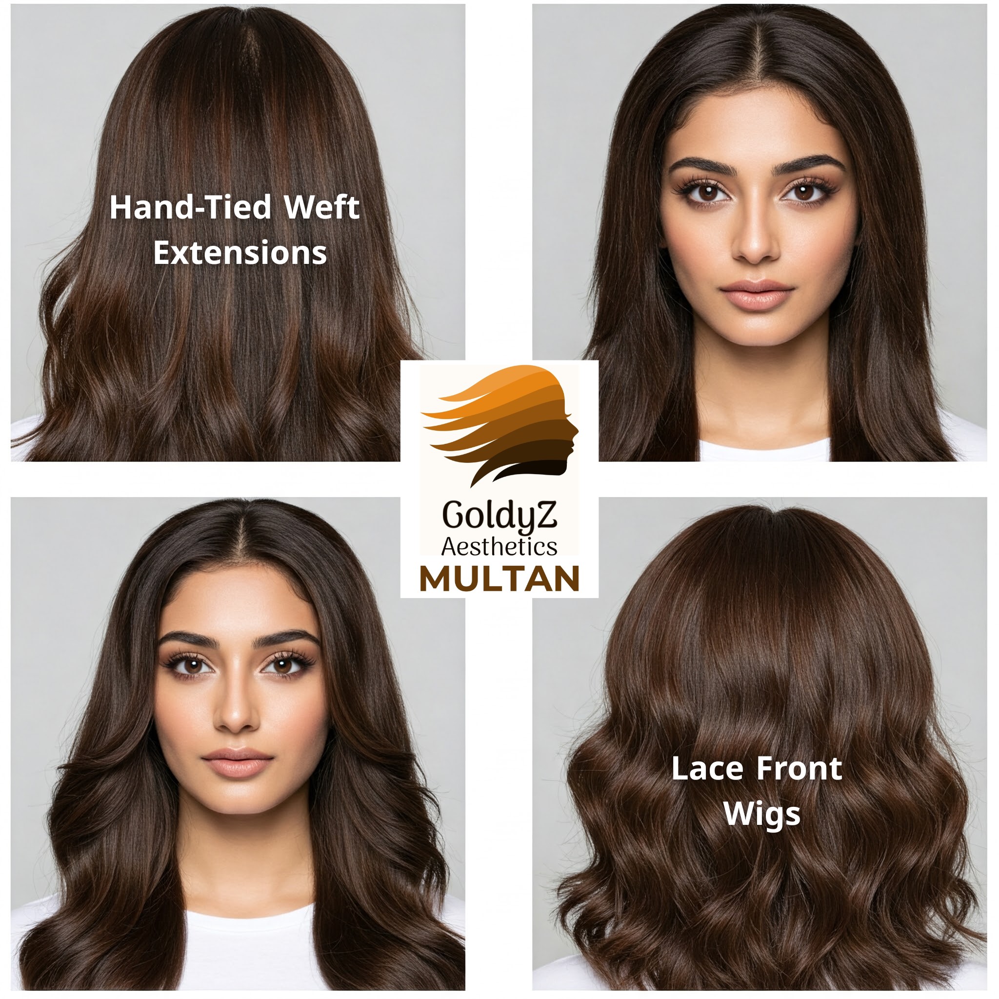 Hand Tie Wefts and Lace Front Wig Hair Extensions