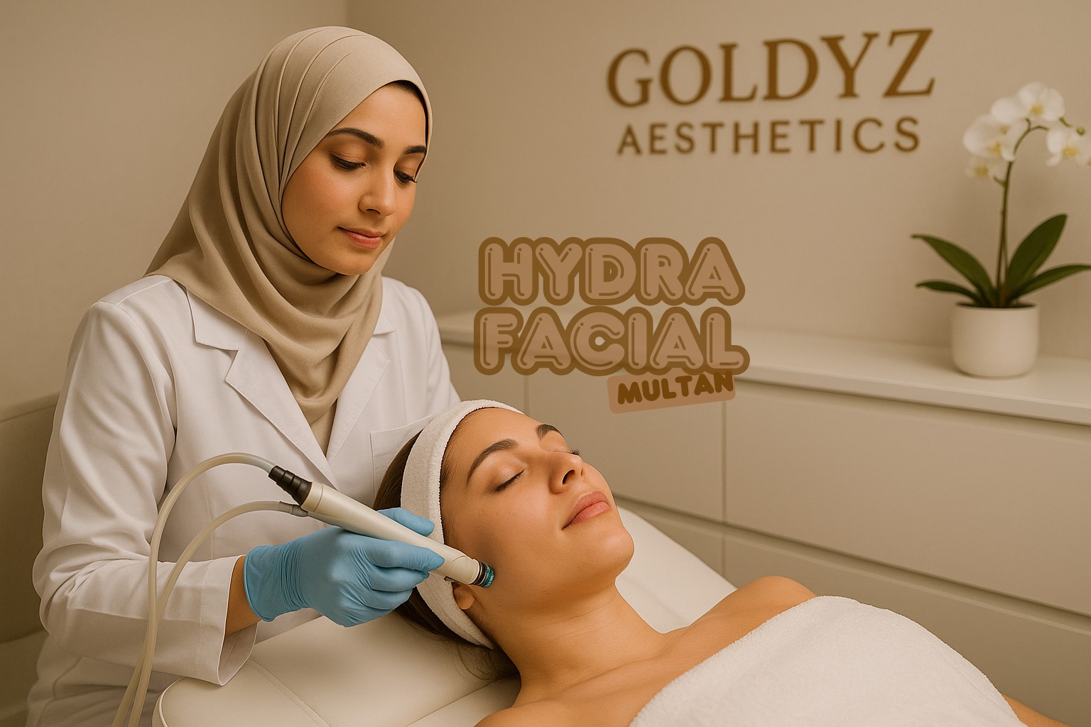 Skin Cleansing During Hydrafacial