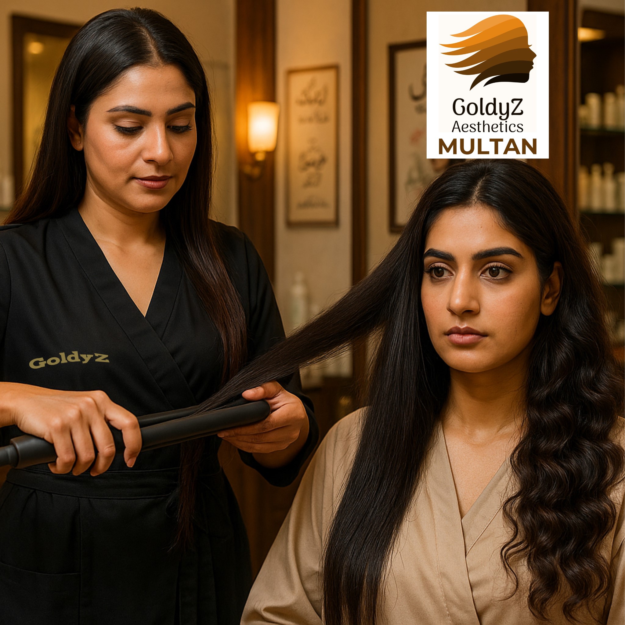 Process of Hair Straightening