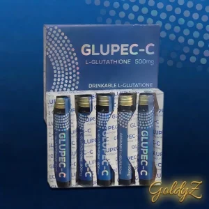 Glupec C 500mg Drinkable L-Glutathione Oral Shots 30ml - Skin Brightening Liquid Supplement