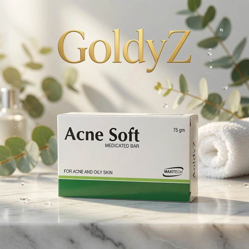 Maxitech, Acne Soft Bar 75g anti acne cleansing soap for pimples oily and acne prone skin
