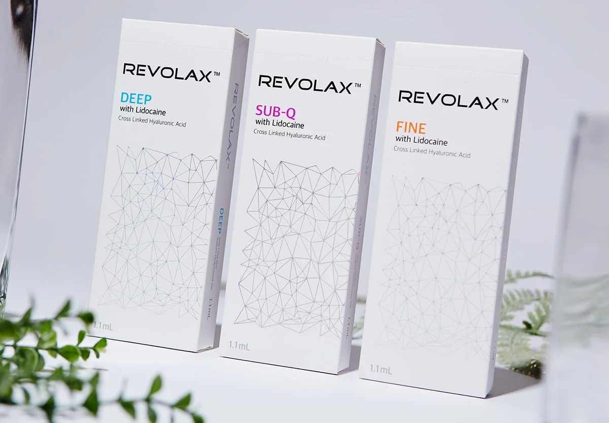 Revolax Fine Deep and Sub-Q hyaluronic acid dermal filler range